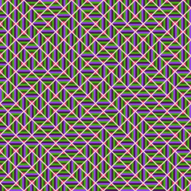 Color Rhombus tile tessellation pattern illustration