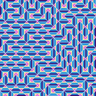 Color Rhombus tile tessellation pattern illustration