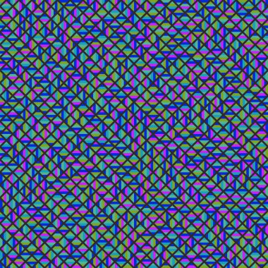 Color Rhombus tile tessellation pattern illustration