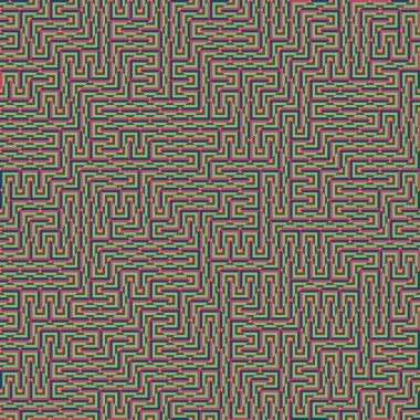 Color Rhombus tile tessellation pattern illustration