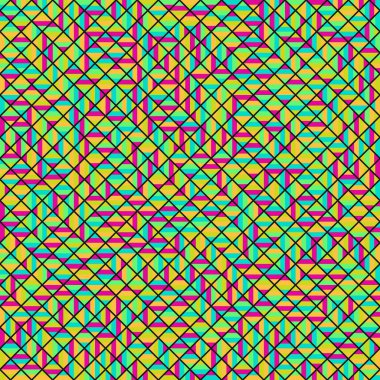 Color Rhombus tile tessellation pattern illustration