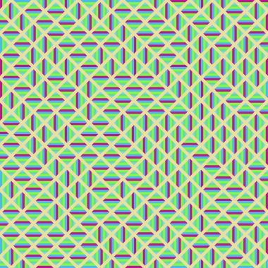 Color Rhombus tile tessellation pattern illustration
