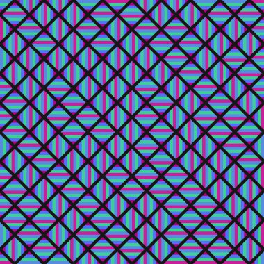 Color Rhombus tile tessellation pattern illustration