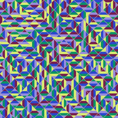 Color Rhombus tile tessellation pattern illustration