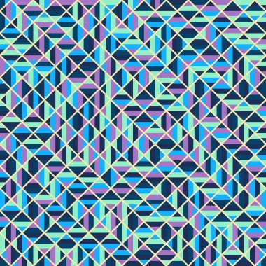 Color Rhombus tile tessellation pattern illustration