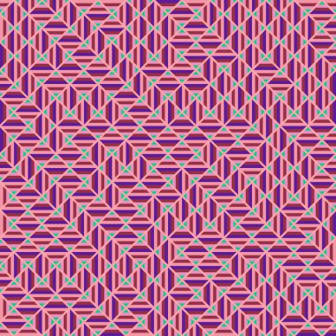 Color Rhombus tile tessellation pattern illustration