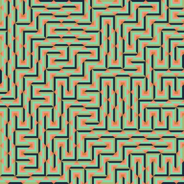 Color Rhombus tile tessellation pattern illustration