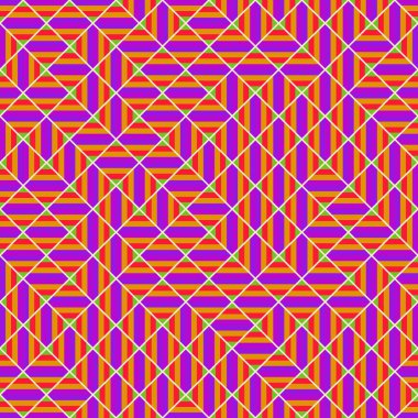 Color Rhombus tile tessellation pattern illustration