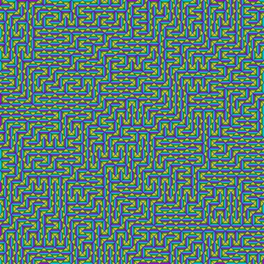 Color Rhombus tile tessellation pattern illustration