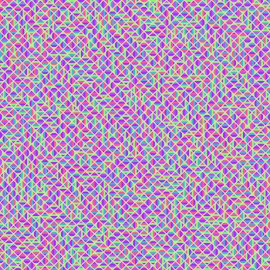 Color Rhombus tile tessellation pattern illustration