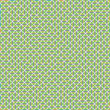 Color Rhombus tile tessellation pattern illustration