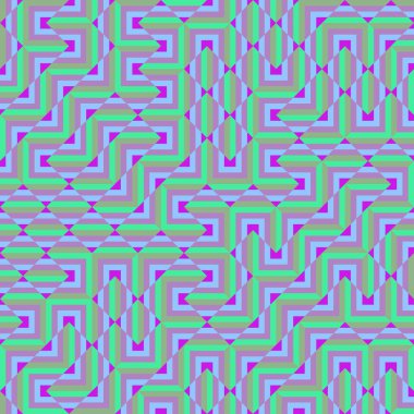 Color Rhombus tile tessellation pattern illustration