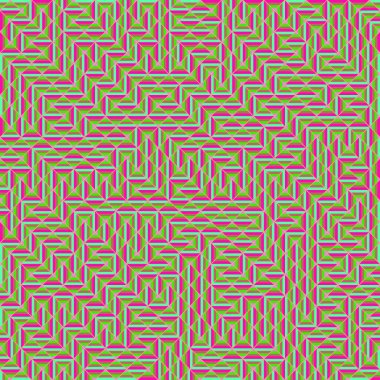 Color Rhombus tile tessellation pattern illustration