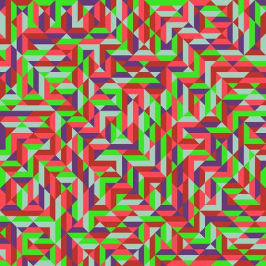 Color Rhombus tile tessellation pattern illustration