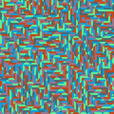 Color Rhombus tile tessellation pattern illustration