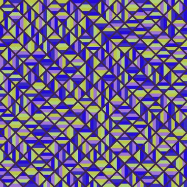 Color Rhombus tile tessellation pattern illustration