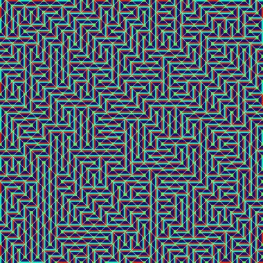 Color Rhombus tile tessellation pattern illustration