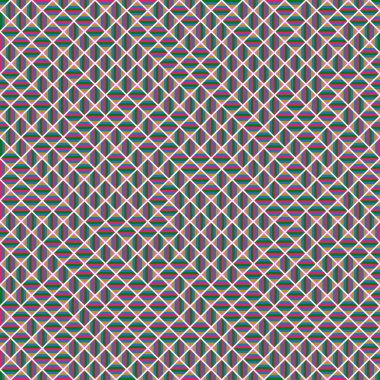 Color Rhombus tile tessellation pattern illustration