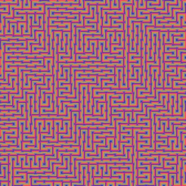 Color Rhombus tile tessellation pattern illustration