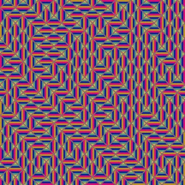Color Rhombus tile tessellation pattern illustration