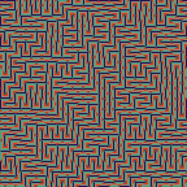 Color Rhombus tile tessellation pattern illustration