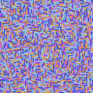 Color Rhombus tile tessellation pattern illustration