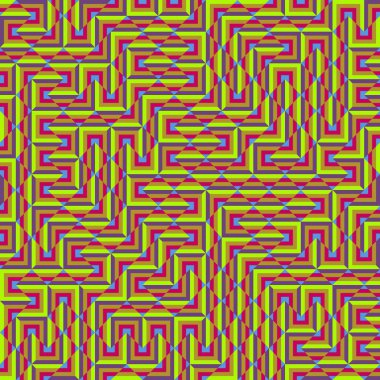 Color Rhombus tile tessellation pattern illustration