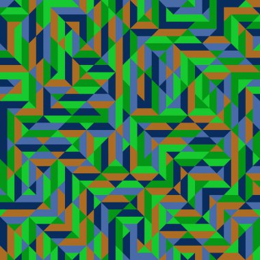 Color Rhombus tile tessellation pattern illustration