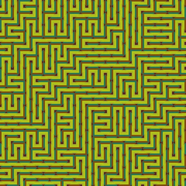 Color Rhombus tile tessellation pattern illustration