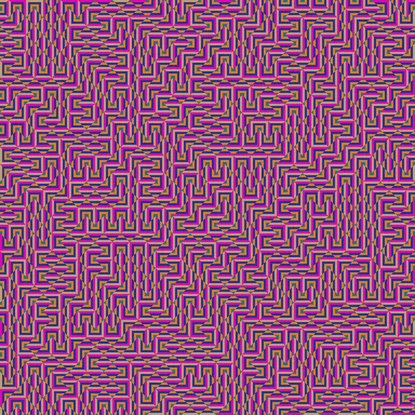 Color Rhombus Tile Tessellation Pattern Illustration — Stock Vector