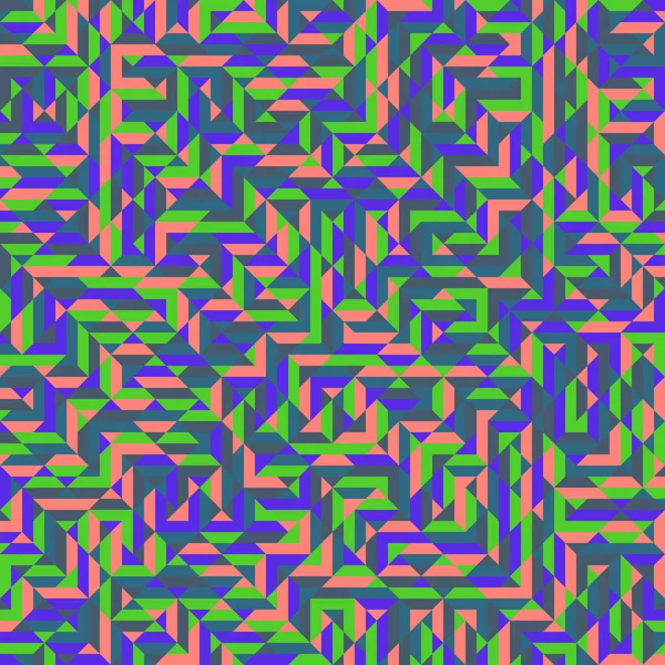 Color Rhombus tile tessellation pattern illustration