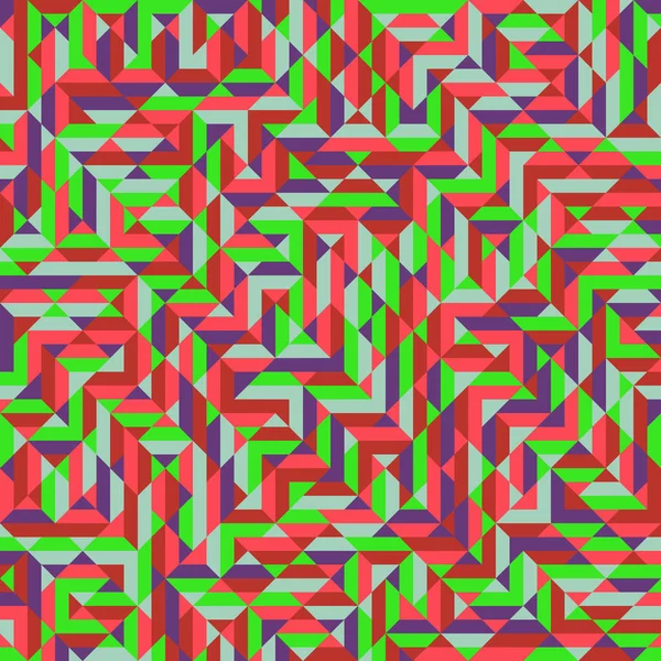 Color Rhombus Tile Tessellation Pattern Illustration — 스톡 벡터