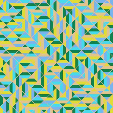 Color Rhombus tile tessellation pattern illustration