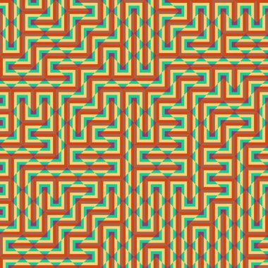 Color Rhombus tile tessellation pattern illustration