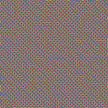 Color Rhombus tile tessellation pattern illustration