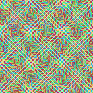 Color Rhombus tile tessellation pattern illustration