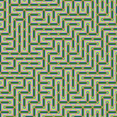 Color Rhombus tile tessellation pattern illustration