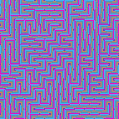 Color Rhombus tile tessellation pattern illustration