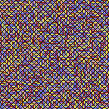 Color Rhombus tile tessellation pattern illustration