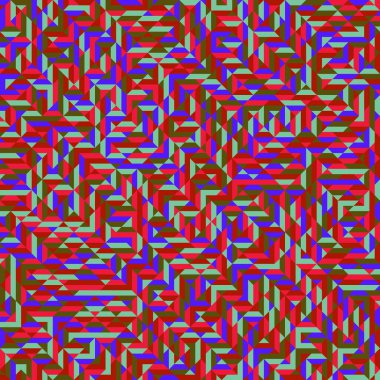 Color Rhombus tile tessellation pattern illustration