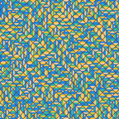 Color Rhombus tile tessellation pattern illustration
