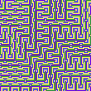 Color Rhombus tile tessellation pattern illustration