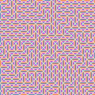 Color Rhombus tile tessellation pattern illustration