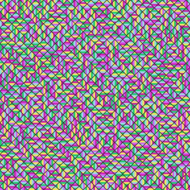 Color Rhombus tile tessellation pattern illustration