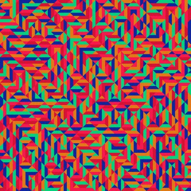 Color Rhombus tile tessellation pattern illustration