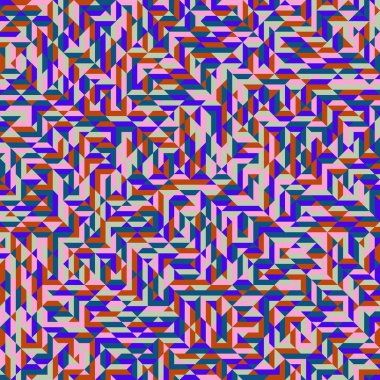 Color Rhombus tile tessellation pattern illustration