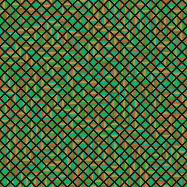 Color Rhombus tile tessellation pattern illustration