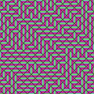 Color Rhombus tile tessellation pattern illustration