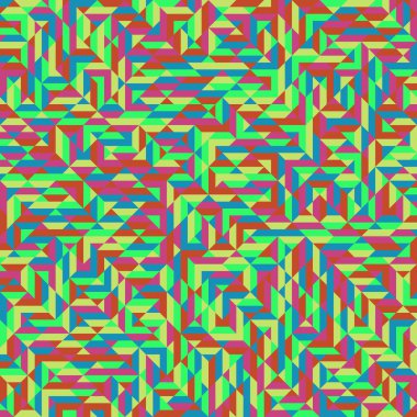 Color Rhombus tile tessellation pattern illustration