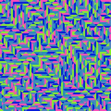 Color Rhombus tile tessellation pattern illustration